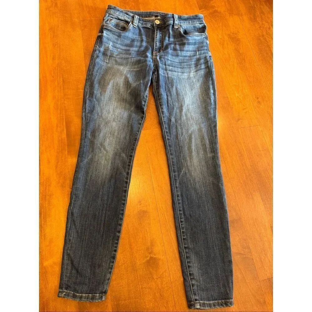 KUT From The Kloth Toothpick Skinny Jeans Womens Size 10 Dark Wash Stretch Denim